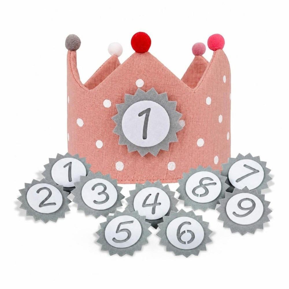 Multicolor Birthday Crown Hat 1-9 Birthday Celebration Hat Event Party Crown  Birthday Party