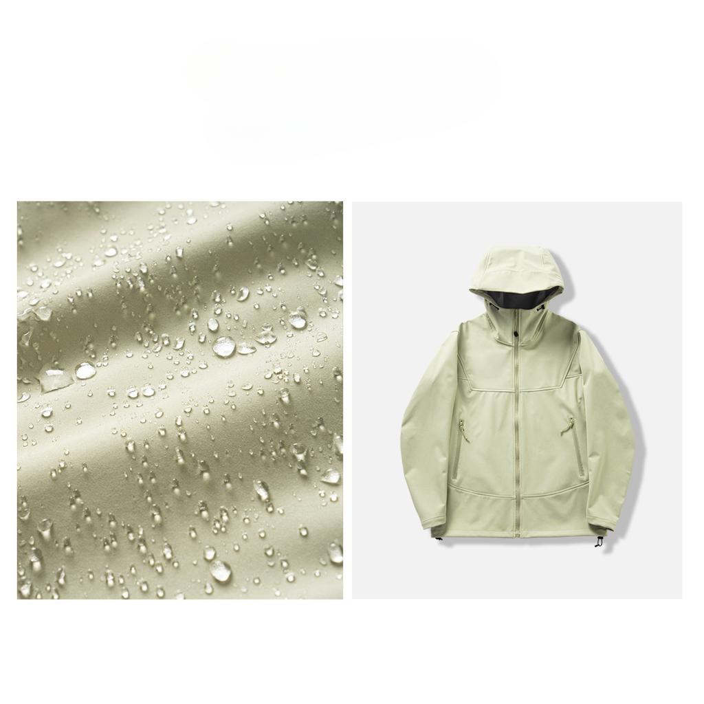 Casual Outdoor Sports Jacket Autumn and Winter Daily Hooded Couple Jacket Three-proof Breathable Soft Shell Jacket Men and Women