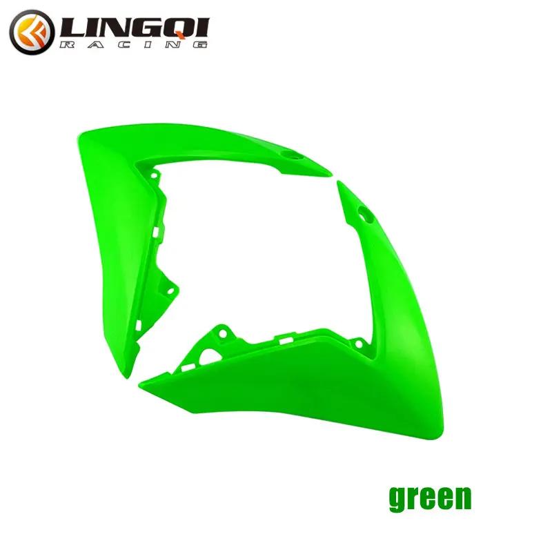 LINGQI RACING CRF110 Front Side Mudguard Left RighT Fender For CRF 110 2013 Pit Dirt Bike Motocross Motorcycle Accessories