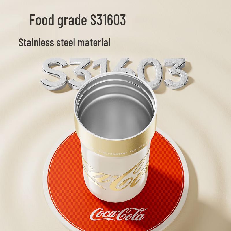 Germ Coca-Cola 316L Stainless Steel Dual-Drink Insulated Water Bottle 650ml