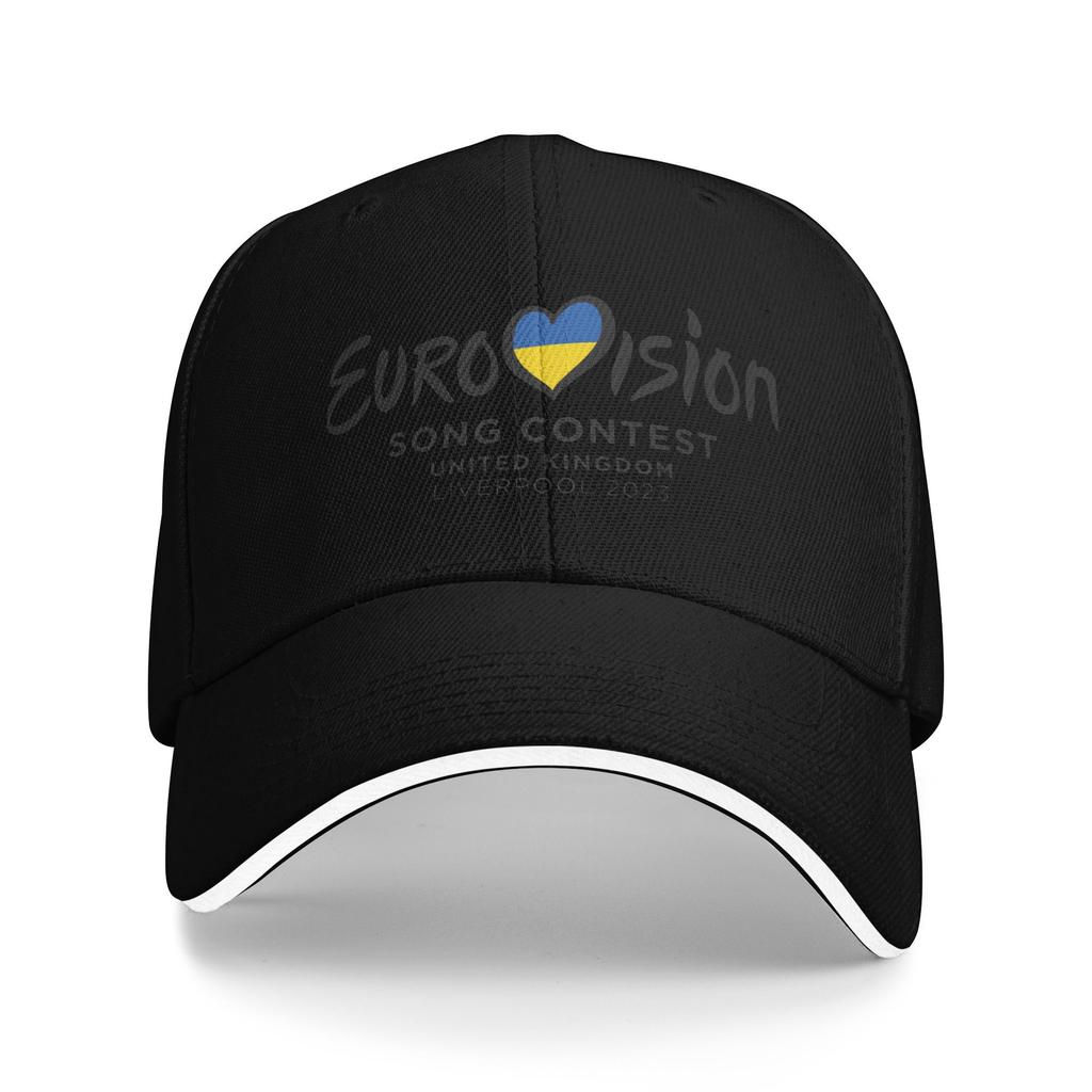 Eurovision Song Contest 2023 Logo Baseball Cap Outdoor Sport Sunscreen Trucker Hat Female Male y2k Cute Snapback Cap