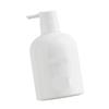 Shampoo Dispenser Bottle Plastic 500ml Large Capacity Home Decoration with Pump for Bathroom White