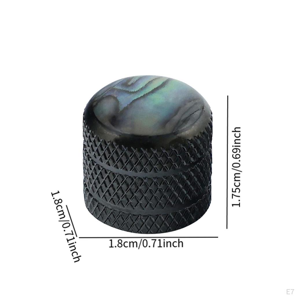 Botão de Controle Potenciômetro Botão de Pote, Robusto, Fácil Instalação, para Potenciômetros de Eixo de 6mm Profissional Guitarra