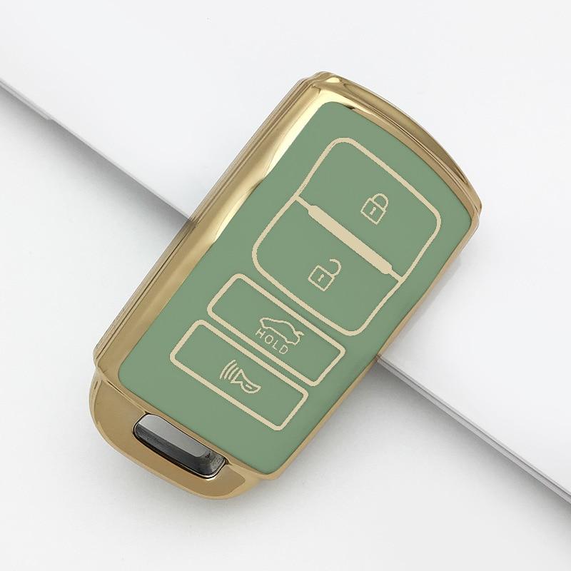 Car Key Cover for K7 K 04 Series Key TPU Material Key Case Shell Replacement Accessories Leather Cord Metal Keychain