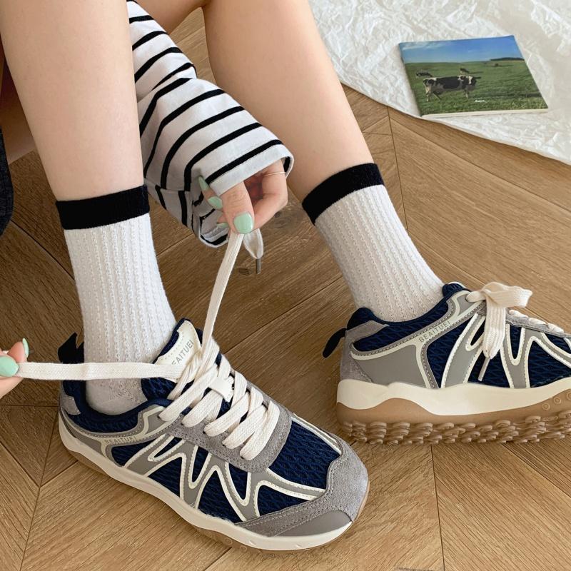Fashion Tennis Shoes 2025 New Style Mesh Women Sneakers Designer Retro Running Shoes Fashion Breathable Casual Women's Sports Shoes