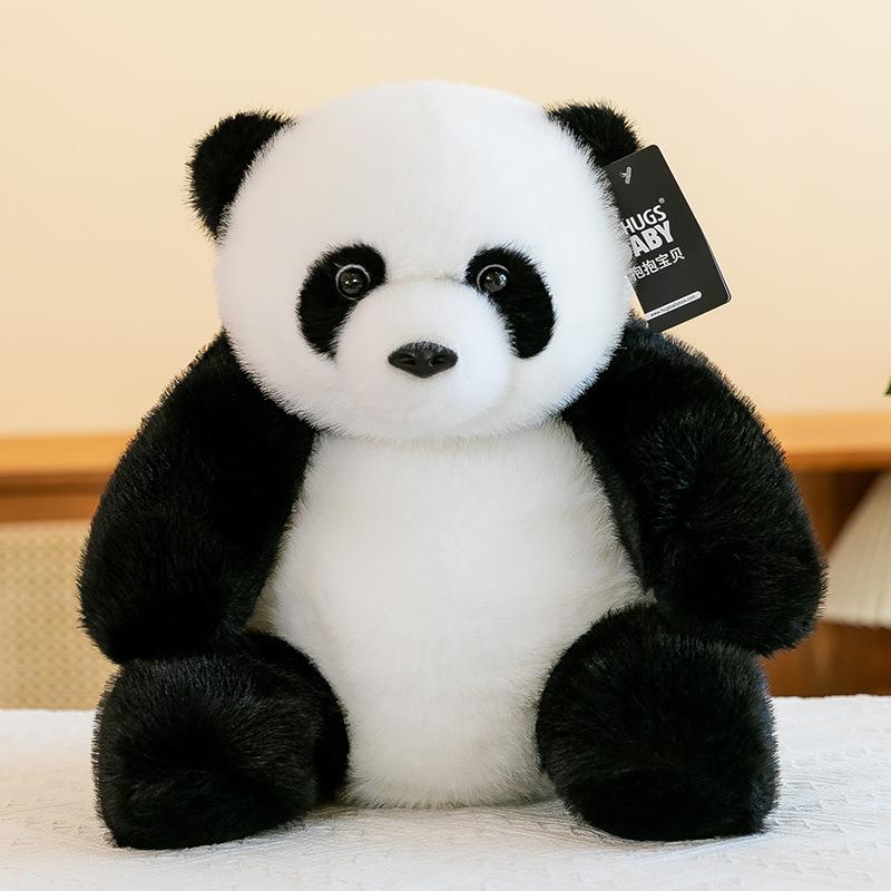 Quality Simulation Panda Doll Brown Bear Gives Girlfriend Gift High Value Polar Bear Giant Panda Plush Toy Doll