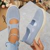 Fashion 2025 Summer New Knitted Flat Bottom Women's Single Shoe Fashionable Lightweight Single Shoes for Women Breathable Women Shoes