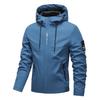 Spring/Autumn Hooded Windbreaker Jacket for Young Men - Casual and Trendy Brand Top