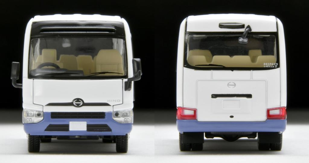 Tomica Limited Vintage Neo LV-N326a Hino Liesse II LX WhitePurple Finished Product