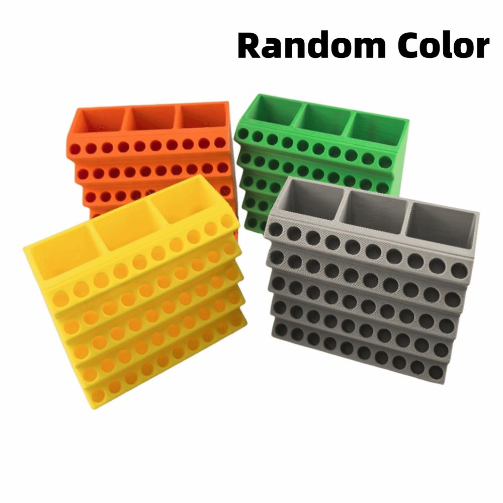 

50 Holes Drill Bits Organizer Easy Storage Screwdriver Storage Rack Workshop 50 Holes