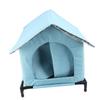Outdoor Cat House Winter Warm Water Resistant Rainproof Large Space All Seasons   Enclosed Tent Insulated Shelter for Stray Cat