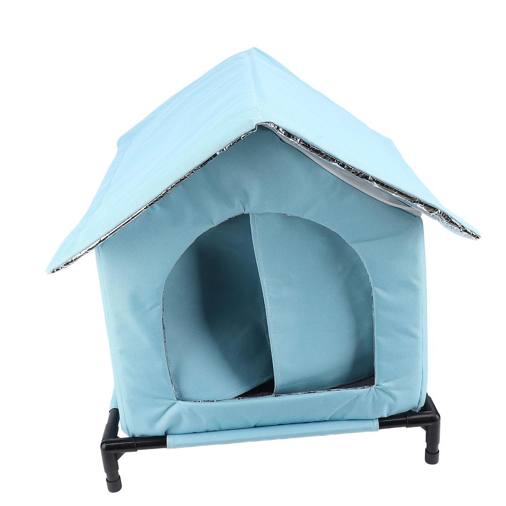Outdoor Cat House Winter Warm Water Resistant Rainproof Large Space All Seasons   Enclosed Tent Insulated Shelter for Stray Cat