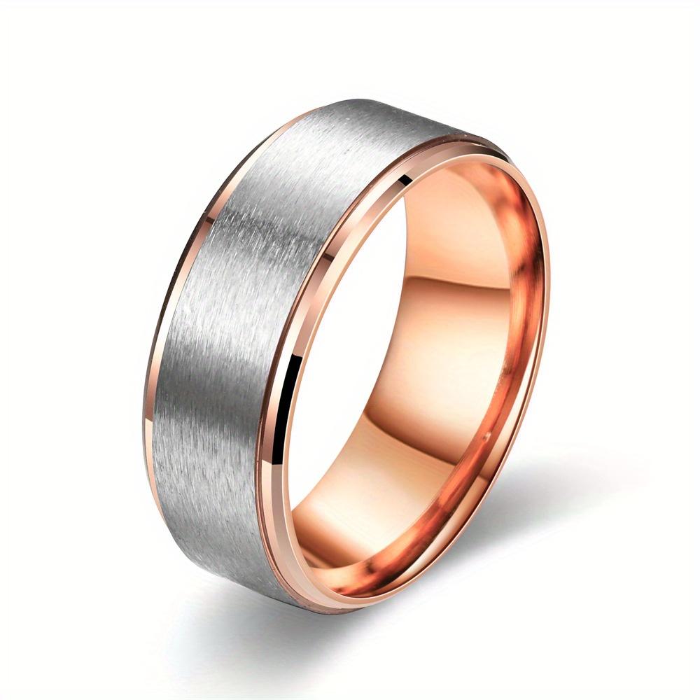 1Pc Stylish, Simple and Multi-purpose Titanium Steel Ring, Daily Wear | As A Gift