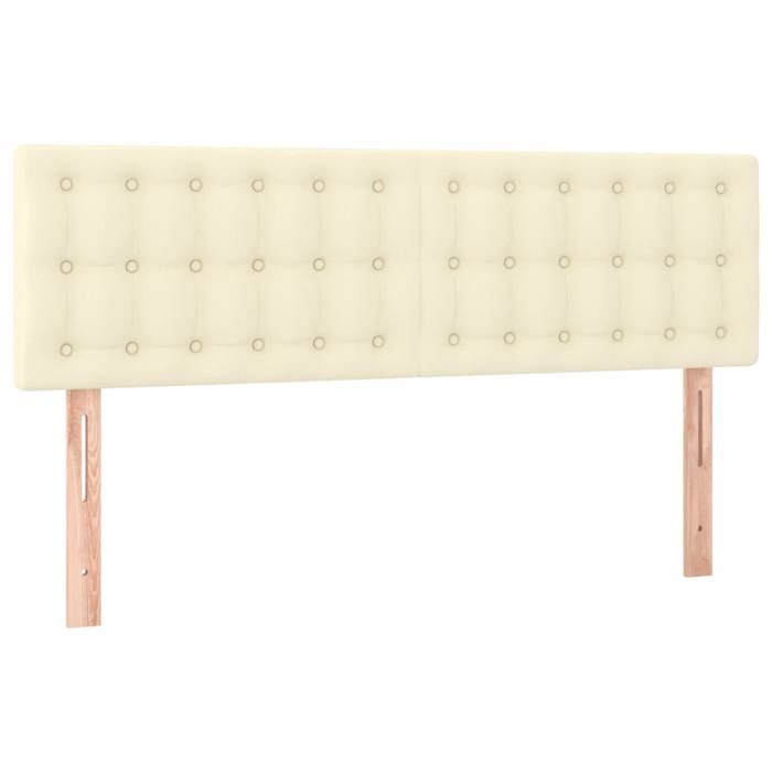 Tête de lit - MAISON EXCLUSIVE - 144x5x78/88 cm - Similicuir - LED intégrée multicolore - Hauteur réglable