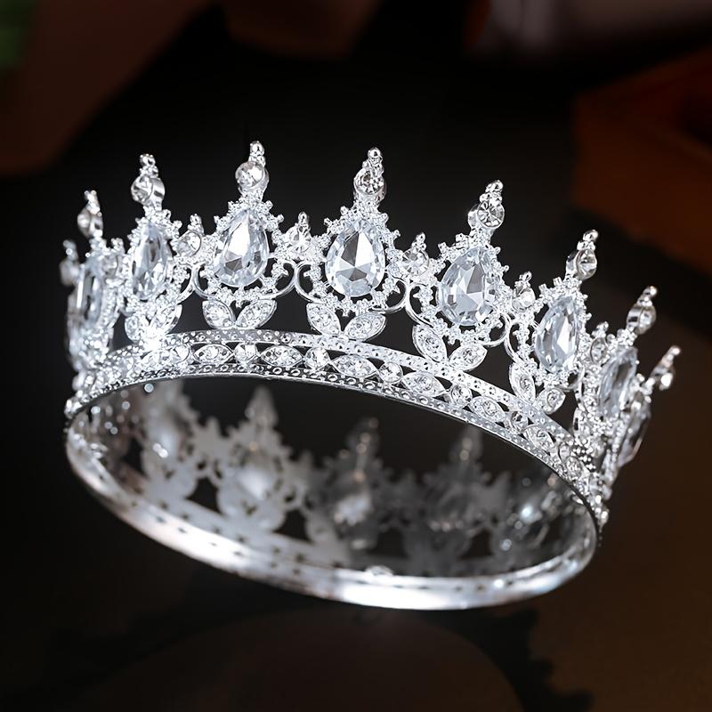 Baroque Crystal Tiaras and Crowns Headband for Women Party Prom Diadem Bridal Wedding Hair Accessories Jewelry Crown Tiara Gift