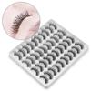 Mixed Styles Eye Makeup Tools Handmade Thick Long False Eyelashes 3D Faux Mink Wispies Fluffies