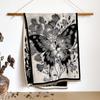 Luxury Brand Cashmere Women Butterfly Print Scarf Winter Warm Shawl and Wrap Bandana Pashmina Female Foulard Blanket Poncho