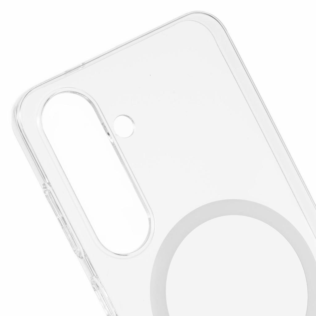 X-LEVEL For Samsung Galaxy S25+ Case Compatible with MagSafe Clear Back Slim Hard PC Phone Cover