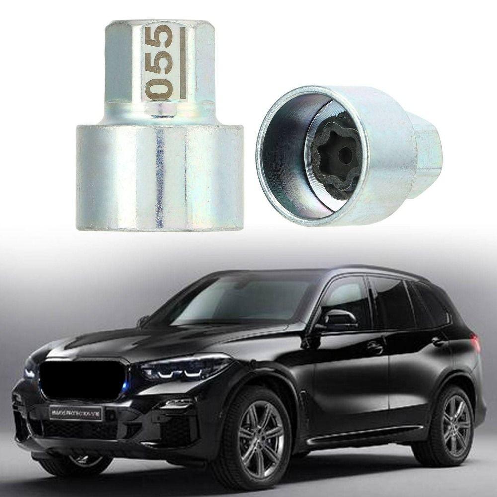 Sturdy Metal Wheel Lock Key Anti Deformation Rustproof Anti Theft Lugnut High Strength Wheel Lock Lug Nut Car Replacement