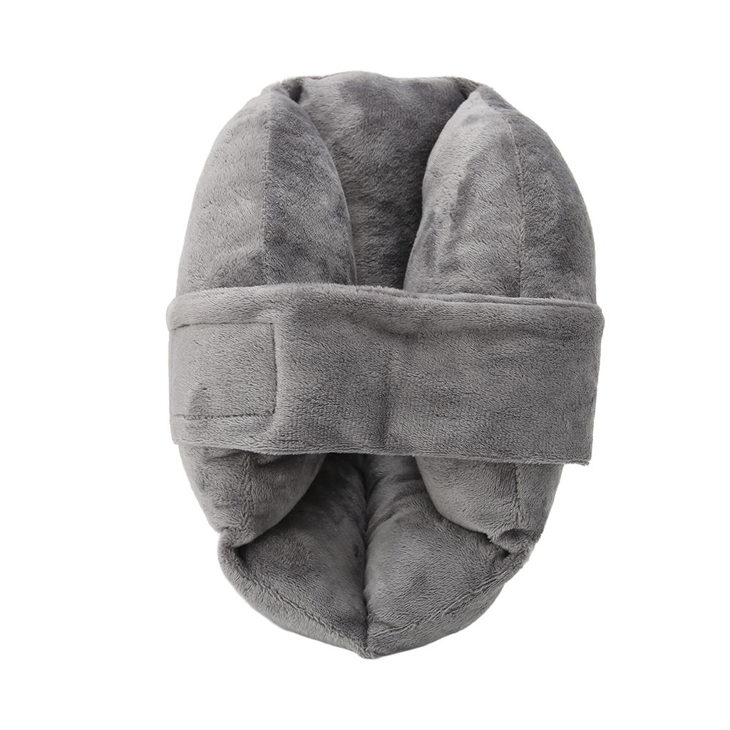 Heel Cushion Protector Pillow Keep Warm Relieve Stress Pain Adjustable Elastic Belt Heel Protector Cushion