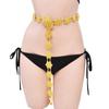 Jewelry Hollow Out Flower Necklace Metal Dance Dress Belt Chains  Party Decoration