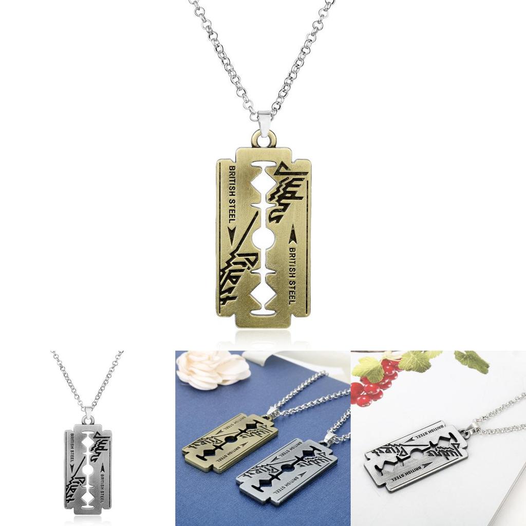 Judas Priest Klingen Anhänger Halskette Mit Legierungsdesign Für Geschenk Und Mode