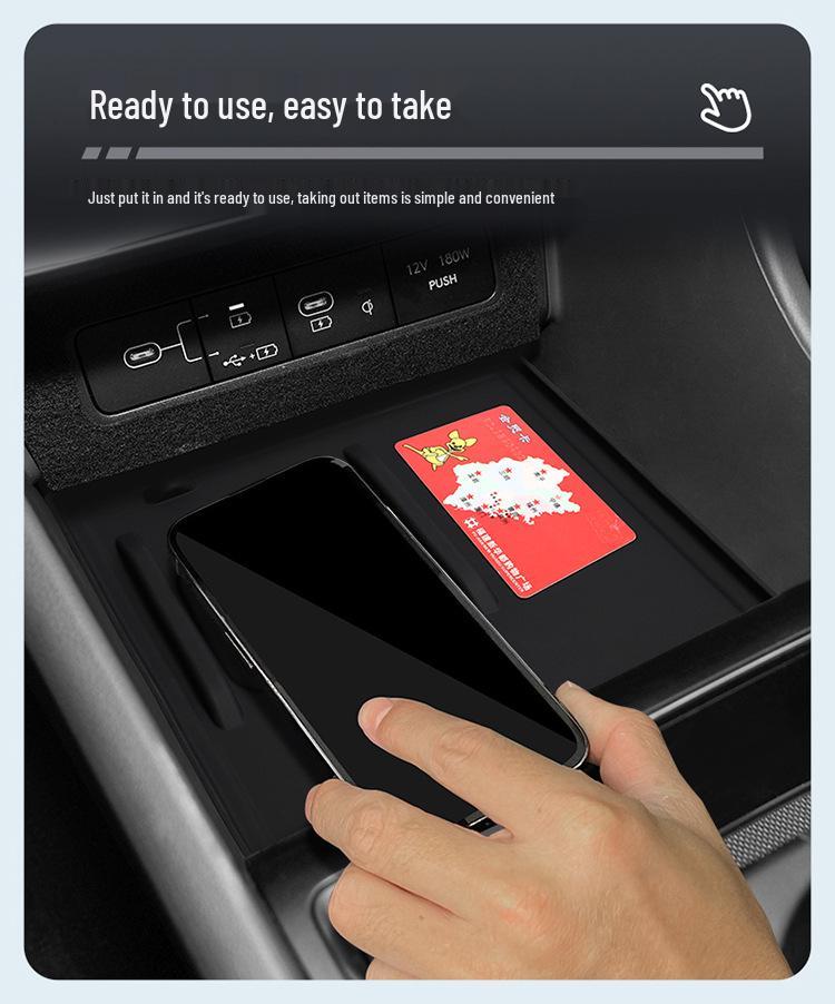 Hyundai Sonata Wireless Charging Silicone Pad - Non-Slip Car Interior Protection for 24 Models