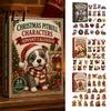 Scatola Conto alla Rovescia 24 Giorni Calendario dell'Avvento Animali 2026, Natale 2D con Compagno di Viaggio Ciondoli Cane in Acrilico, Decorazione Festiva da Appendere all'Albero, Festività
