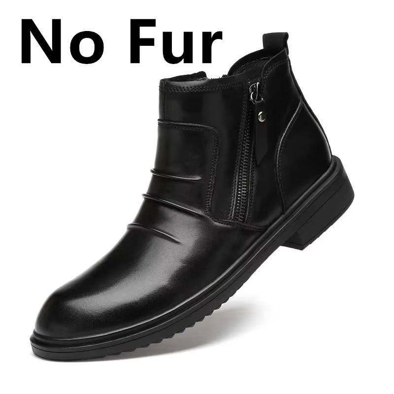 

Модные мужские стильные брендовые ботинки для мотокросса, теплые зимние ботинки для мужчин, деловые мужские туфли, повседневная обувь из натуральной кожи, мужские ботильоны 47