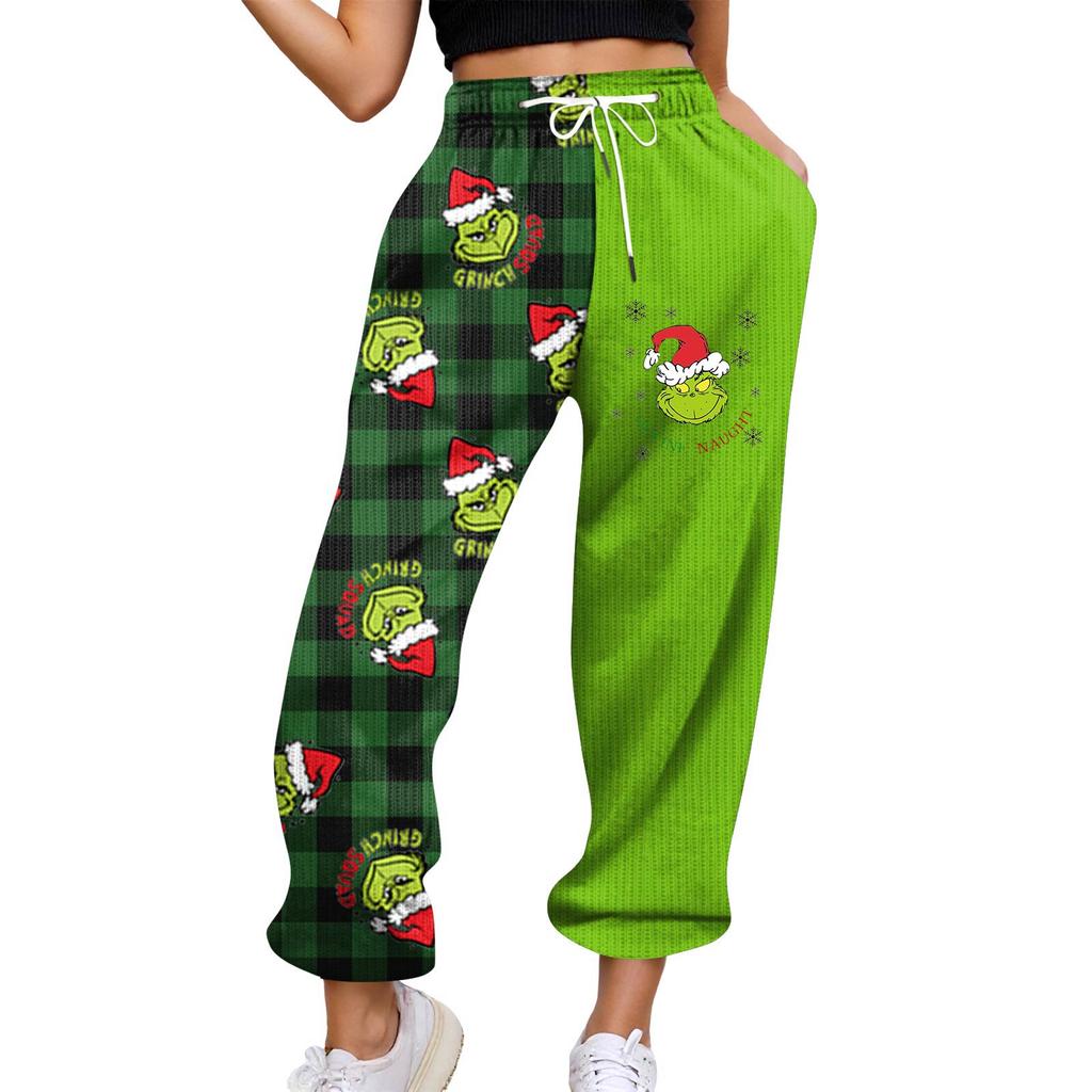 Women's Casual Pants High-waisted Belted Jogging Pants With Pockets