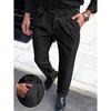 Fashionable Design Business Casual Pants for Men, Spring/summer High-end Straight-leg Commuter Trousers