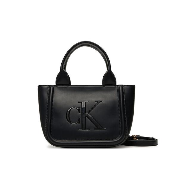 Bag Calvin Klein Calvin Klein Bold Ck Small Tote With Strap LV04F3219G Black