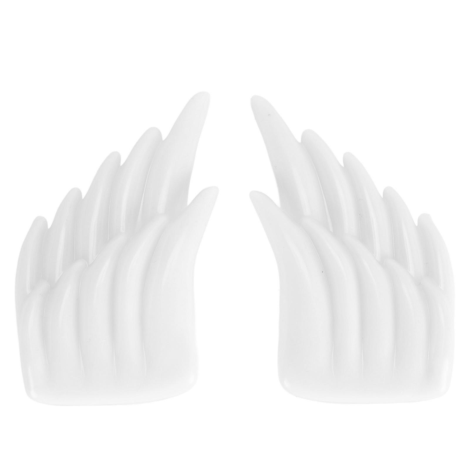 

3D Декор для обуви с крыльями Инновационный аксессуар для обуви своими руками Подвеска в виде крыла для обуви с креплением для обуви белый