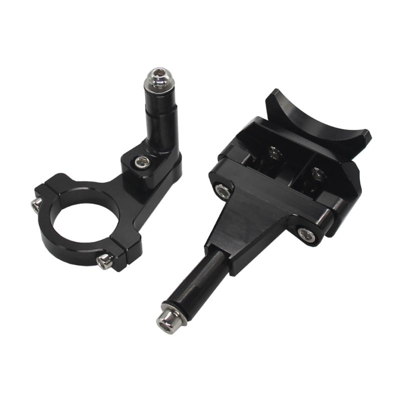 Motorcycle Accessories Aluminium Alloy Steering Damper Bracket Mounting Kit Compatible for Ninja400 2019 2020 2021 2022