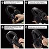 PROHEAR GEP02 Gel Ear Pads for Honeywell Headsets, Memory Foam Replacement Earmuff Cushions with Plastic Adapter Plate