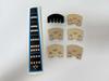 Violin Bridge, Fingerboard Position Stickers, and Rubber Mute Set