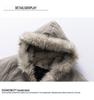 Unisex Thick Plush Vulture Hooded Cotton Winter Jacket