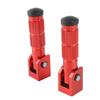 2Pcs Motorcycle Foldable Foot Pegs M8 Antislip Aluminium Alloy   for Bikes ATV UTV Go Kart