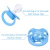 LittleForBig Adult New Model 2nd Generation with Lid Blue Pacifier, [Sleeping Bear]