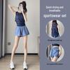 2024 Women's Summer Running Set: Quick-Dry Cardigan, Vest, Yoga Suit, and Shorts