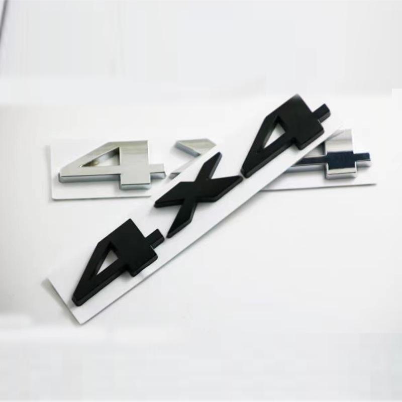 Autocolant 3D metalic 4X4 pentru vehicule off-road - Insigna Wrangler Compass Tail