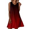 Abiti estivi da donna larghi per vacanze al mare casual senza maniche con scollo a V vestiti da sole con tasche vestito a canotta