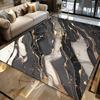 Nordic Marble Art Design Carpet Large Area Living Room Decoration Rug Non-slip Bedroom Lounge Rugs Washable Coffee Table Mat