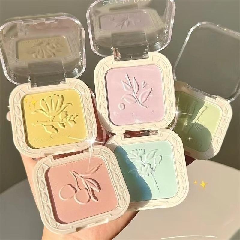 Monochrome Soft Fog Blush Natural Waterproof Matte Fine Shiny Brightening Color Long-lasting Rouge