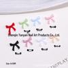 Trendy Mini Bow Nail Art Decorations - Handmade Ribbon Bow Ties for Fingernails