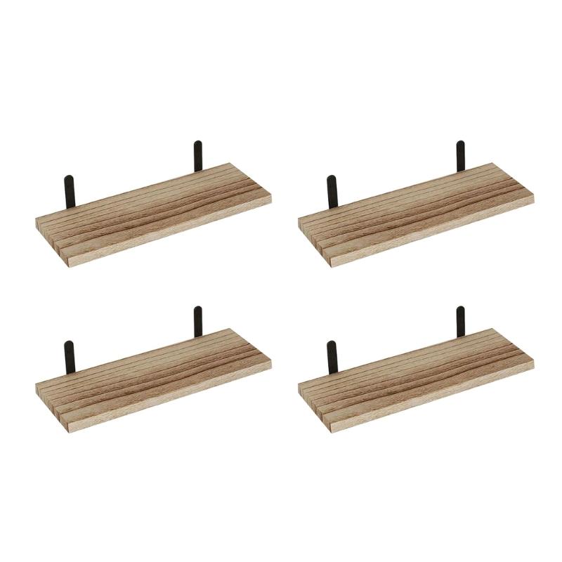 4 Layers Wall Mounted Shelves Storage Shelf Set Innovative Wall Hanging Shelves For Home Organization Bathroom Kitchen