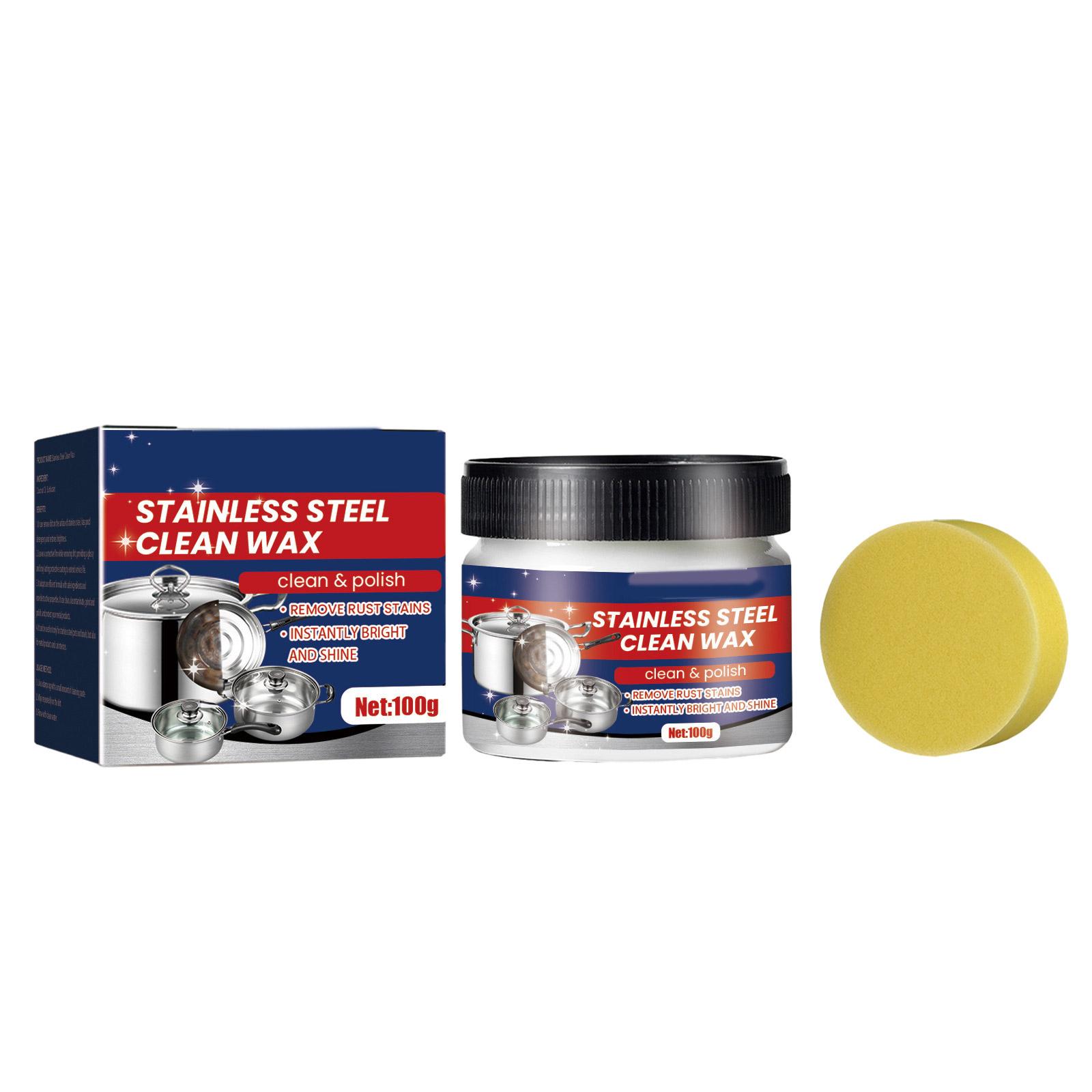 

Быстрый и удобный крем для чистки нержавеющей стали Удаляет стойкие пятна Легкое чистящее средство Без вредных химикатов A1