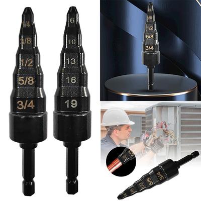 Copper Tube Expander for Hexagonal Handle Hand Drill Copper Tube Expanding Air Conditioner Pipe Tool 1/4" 3/8" 1/2" 5/8" 3/4"