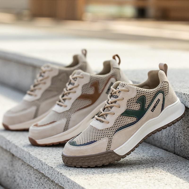 Breathable Work Shoes For Men Women Safety Shoes Puncture-Proof Lightweight Work Sneakers Men Steel Toe Shoes Safety Footwear
