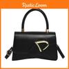 Blocked Fashion Color Belt Decoration Women Single Shoulder Small Bag Square